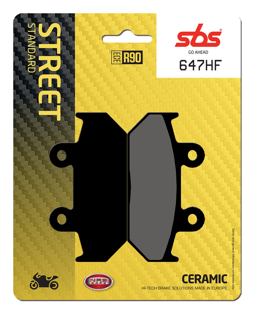sbs Brake pad kit 647HF