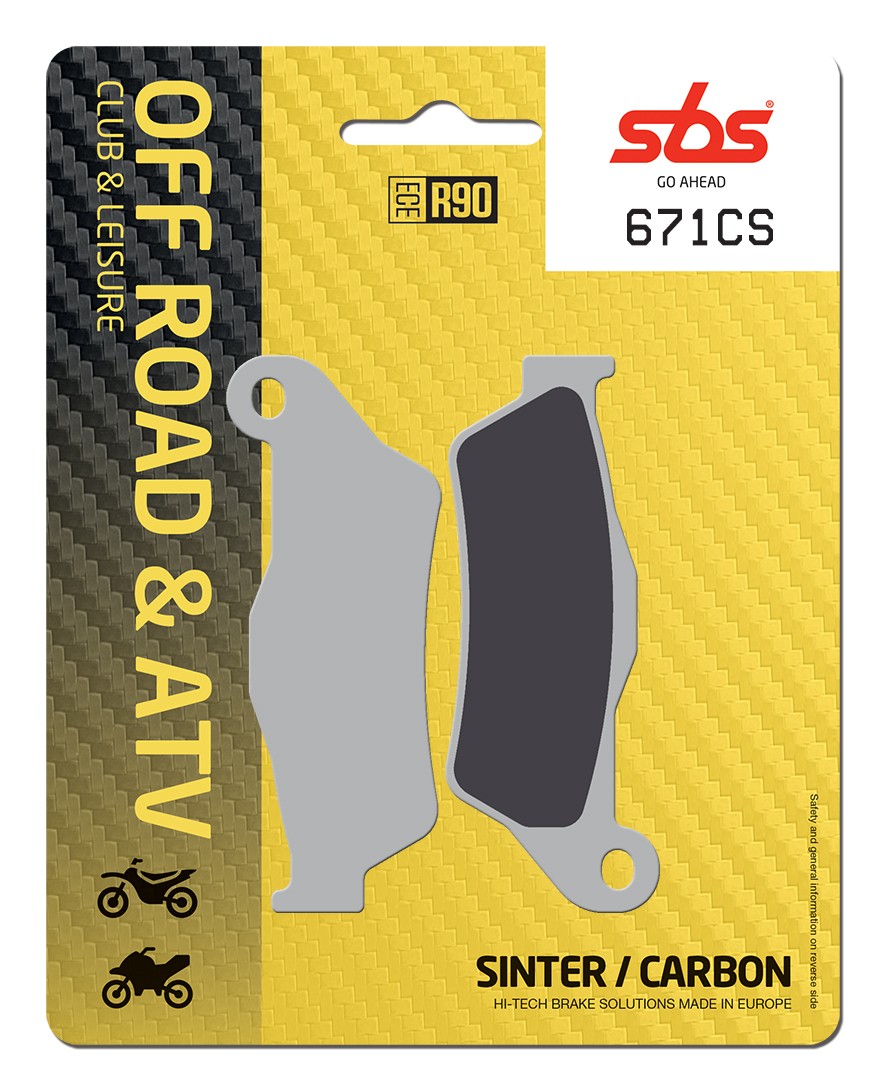 sbs Brake pad kit 671CS