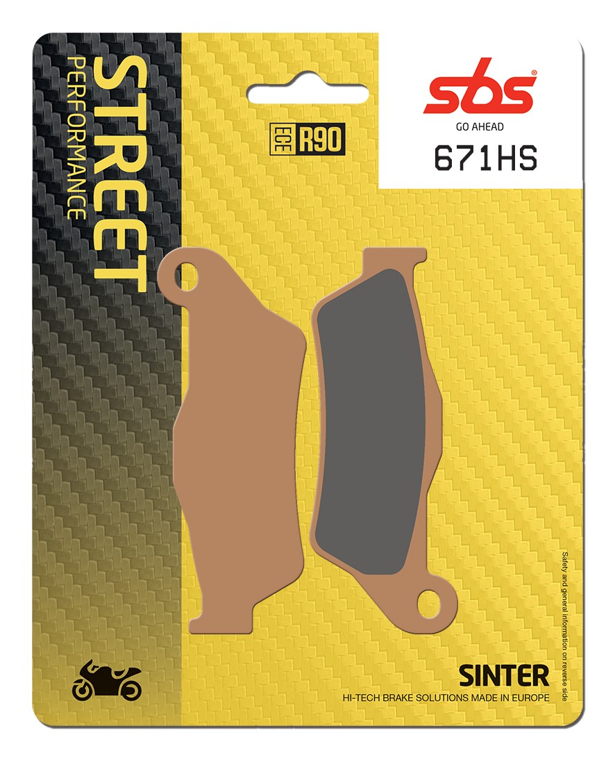 sbs Brake pad kit 671HS