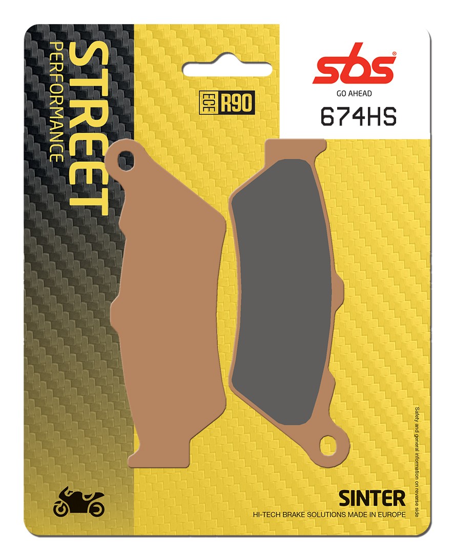 sbs Brake pad kit 674HS