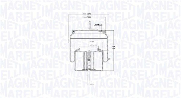 207163CFG MAGNETI MARELLI Boot, air suspension 030607020298 buy