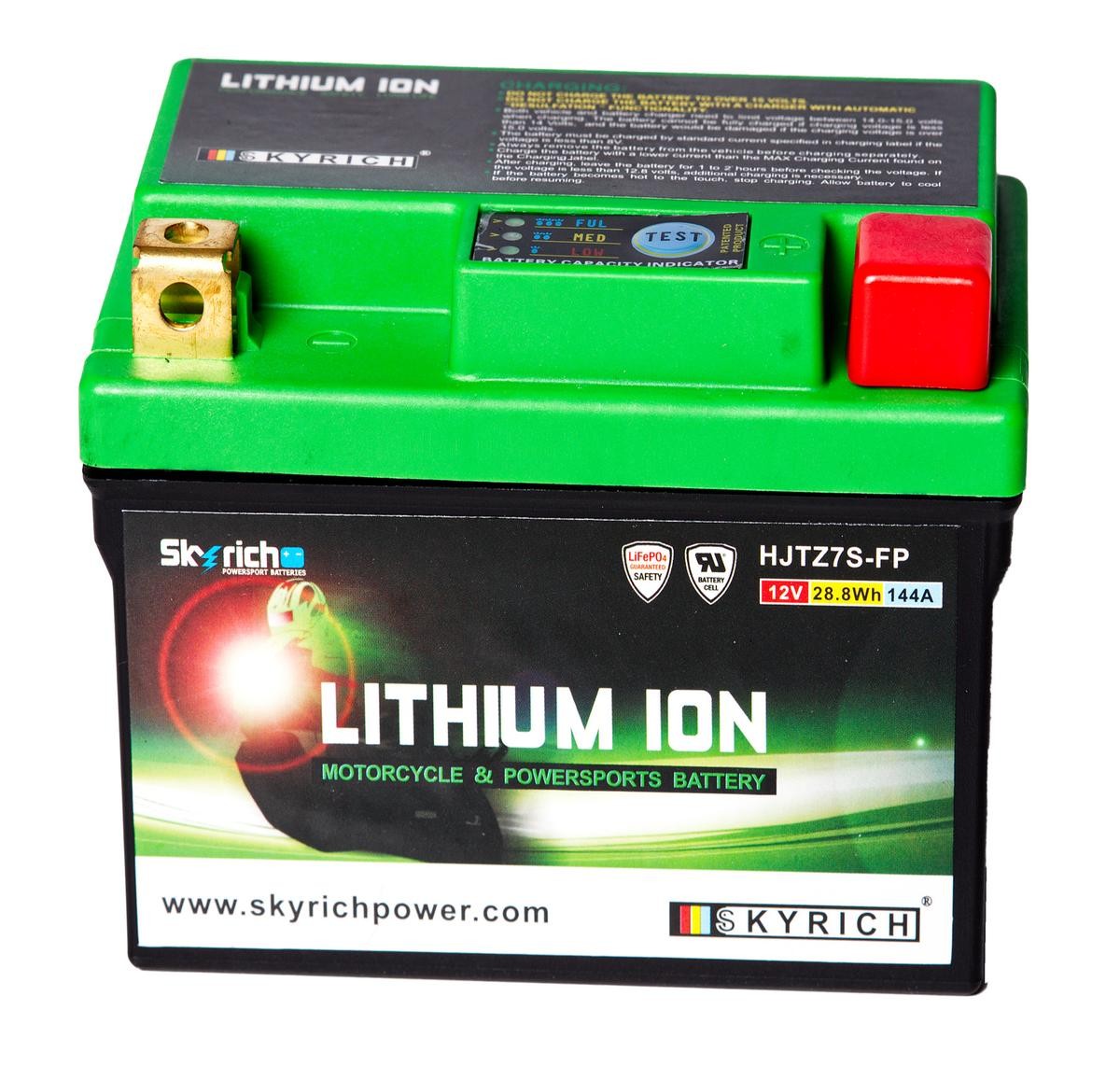 SKYRICH LITHIUM ION 12,8V 2,4Ah 144A N Li-Ion Battery Cold-test Current, EN: 144A, Voltage: 12,8V Starter battery HJTZ7S-FP buy