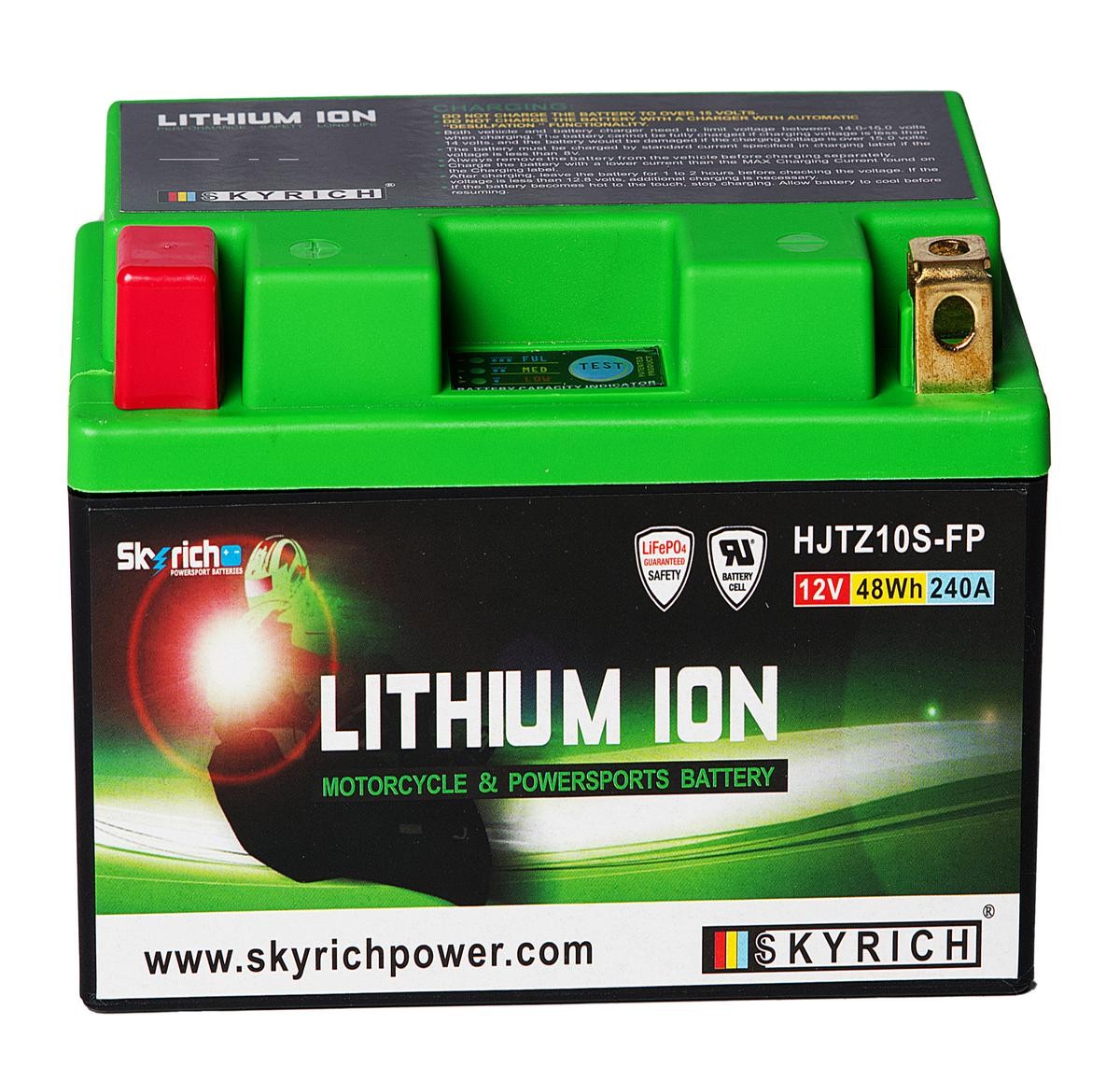 HONDA CB HORNET Batterie 12V 4Ah 240A N Li-Ionen-Batterie SKYRICH LITHIUM ION HJTZ10S-FP