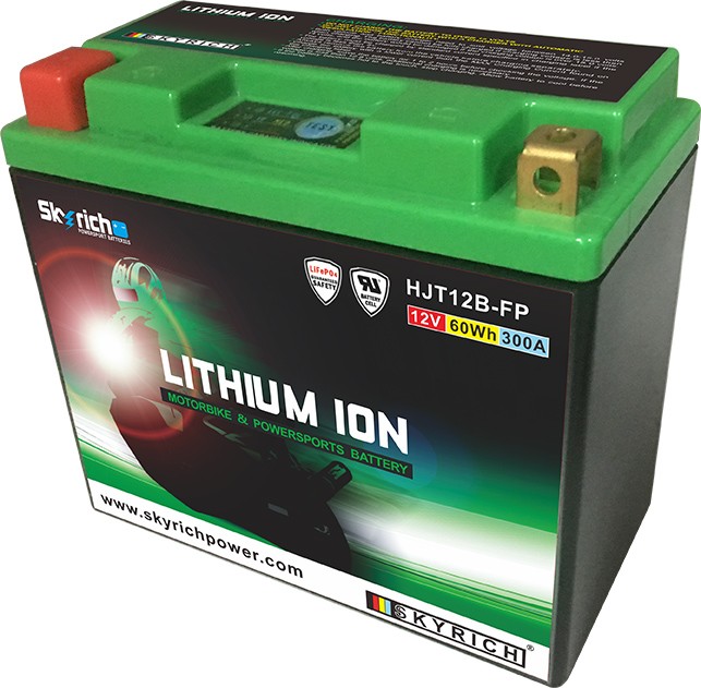 Starter battery SKYRICH LITHIUM ION 12V 5Ah 300A N Li-Ion Battery - HJT12B-FP