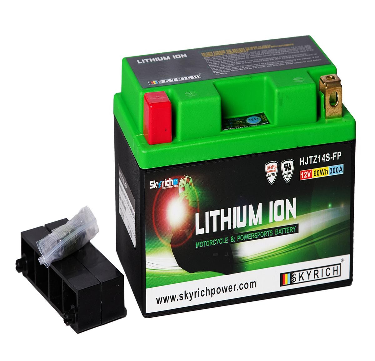 SKYRICH LITHIUM ION 12V 5Ah 300A N Li-Ion Battery Cold-test Current, EN: 300A, Voltage: 12V, Terminal Placement: 1 Starter battery HJTZ14S-FP buy