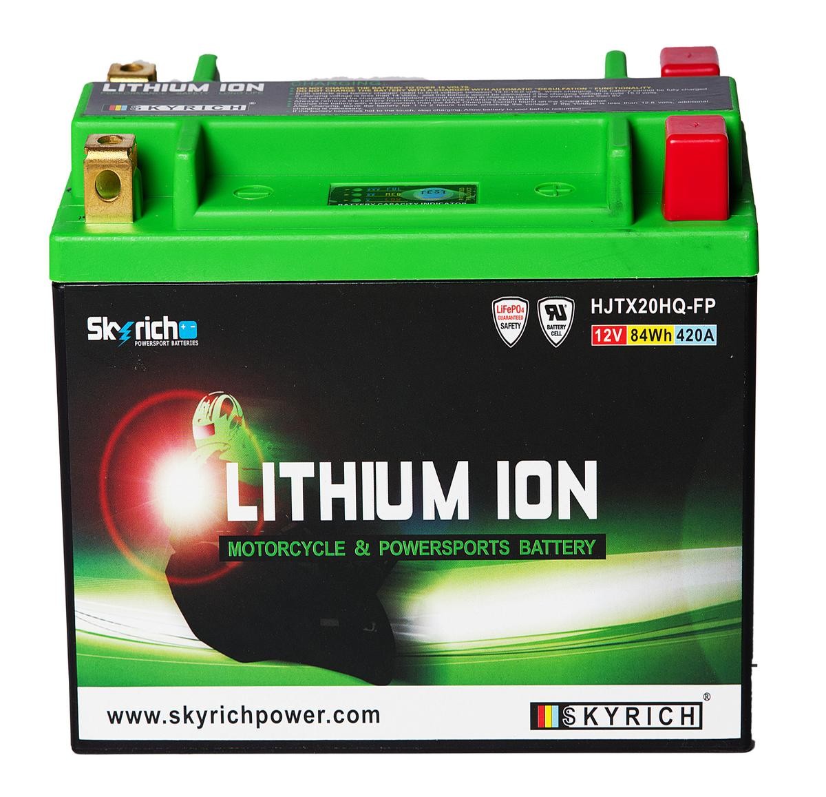 HARLEY-DAVIDSON BAD BOY Batterie 12V 7Ah 420A N Li-Ionen-Batterie SKYRICH LITHIUM ION HJTX20HQ-FP
