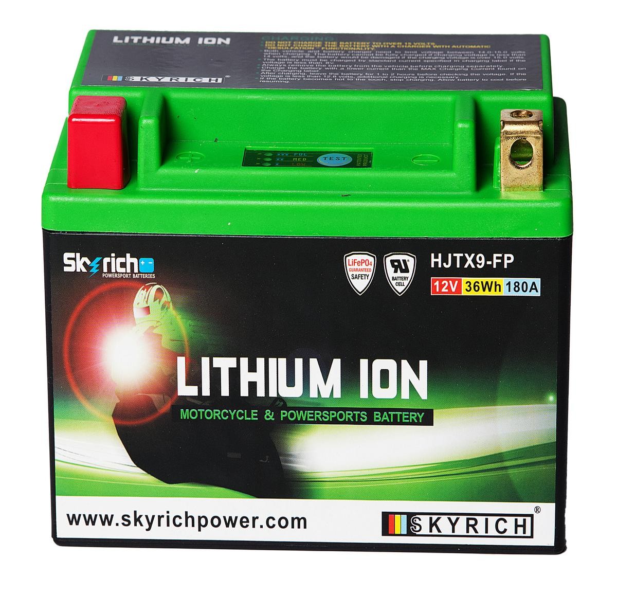 AEON URBAN Batterie 12V 3Ah 180A N Li-Ionen-Batterie SKYRICH LITHIUM ION HJTX9-FP
