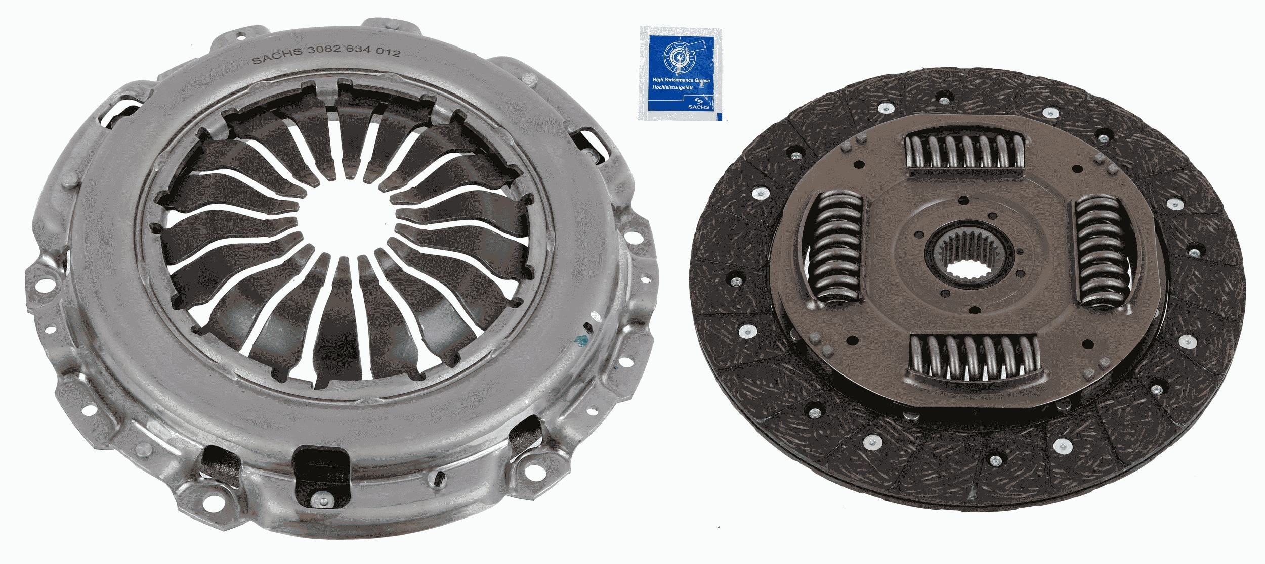 OEM-quality SACHS 3000 951 612 Clutch replacement kit