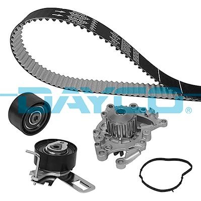 Opel INSIGNIA Water pump + timing belt kit 18255227 DAYCO KTBWP12080 online buy