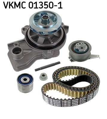 Volkswagen POLO Water pump and timing belt kit 18255470 SKF VKMC 01350-1 online buy