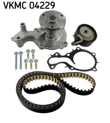 Ford MONDEO Timing belt kit with water pump 18255471 SKF VKMC 04229 online buy