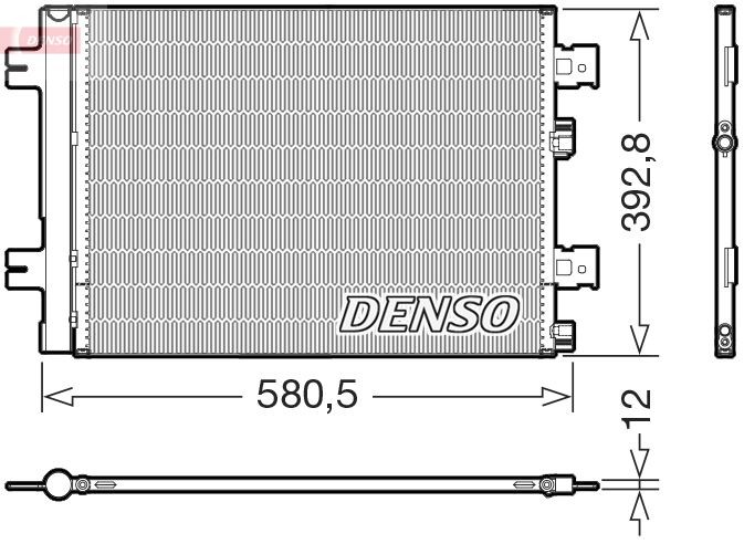 DENSO DCN37005 Air conditioning condenser 92 10 077 94R