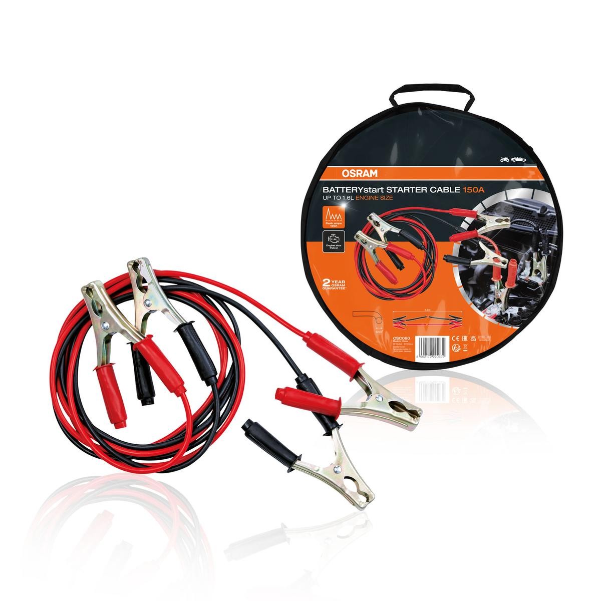 Câbles de démarrage 35 mm² - Essence et Diesel - 480 Ampères