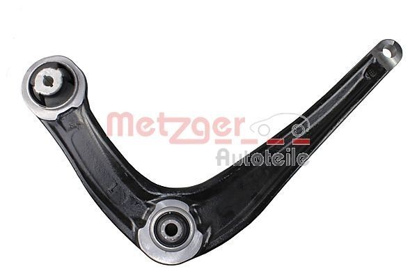 Trailing arm METZGER with rubber mount, Front Axle Left, Control Arm - 58143101