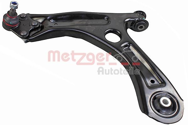METZGER with ball joint, with rubber mount, Front Axle Left, Control Arm Control arm 58143501 buy