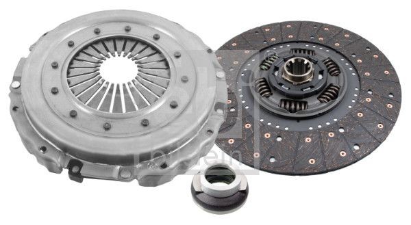 FEBI BILSTEIN 177803 Clutch kit three-piece, with synthetic grease, with clutch release bearing, 396mm