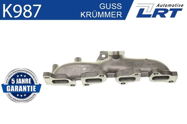 K987 Exhaust manifold LRT K987 review and test