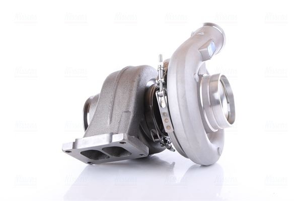 NISSENS 93303 Turbo Exhaust Turbocharger, Oil-cooled, with gaskets/seals, Aluminium