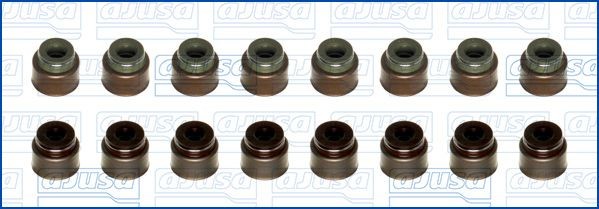 AJUSA 57091500 Seal Set, valve stem
