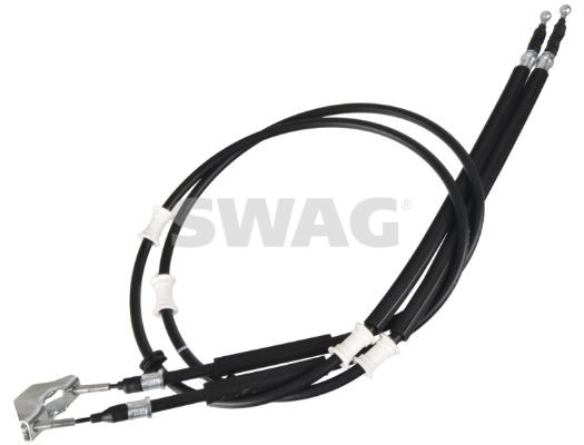 Hand brake cable SWAG Rear, 1582mm - 33 10 3937