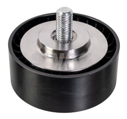 Mini Deflection / Guide Pulley, v-ribbed belt SWAG 33 10 4379 at a good price