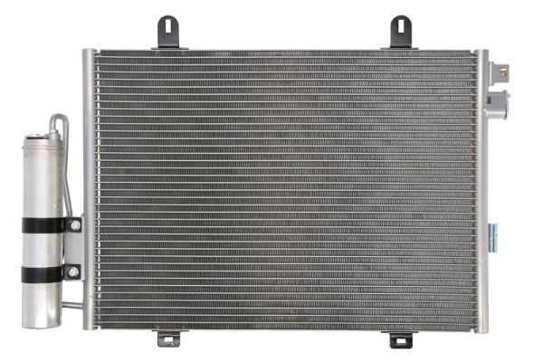 THERMOTEC KTT110086 Air conditioning condenser without dryer, 510 X 376 X 16 mm, Aluminium, 510mm