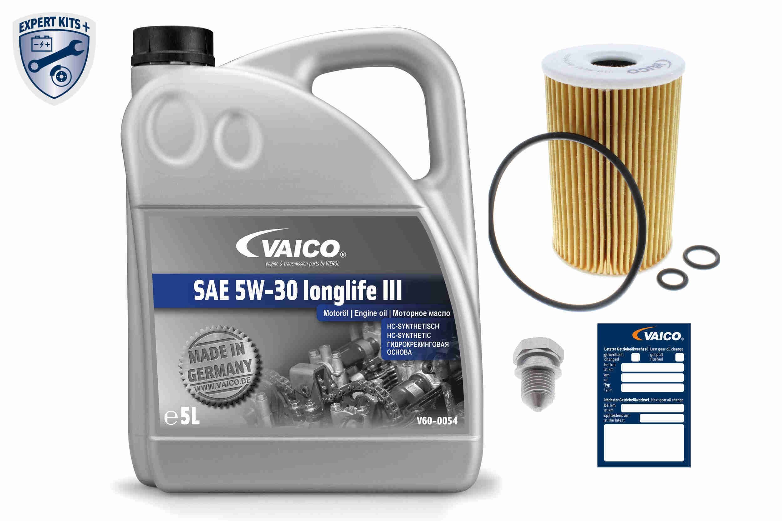 VAICO V60-3010 Service kit & filter set AUDI A3 2013 in original quality