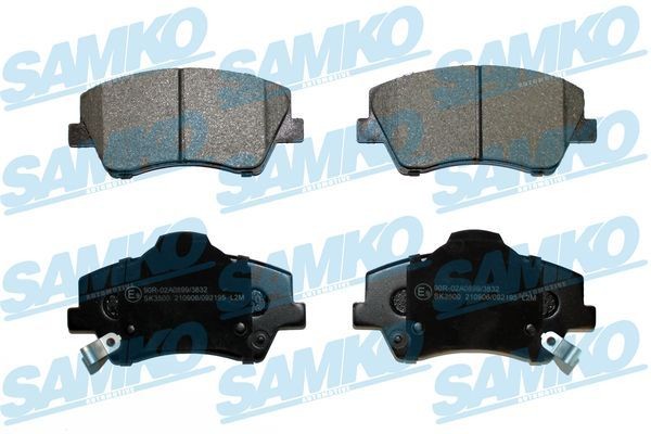 22518 SAMKO 5SP2195 Brake pad set 58101-F2A00