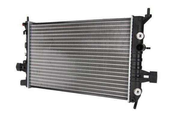 THERMOTEC D7X042TT Engine radiator 600 x 375 x 22 mm, Automatic Transmission, Mechanically jointed cooling fins