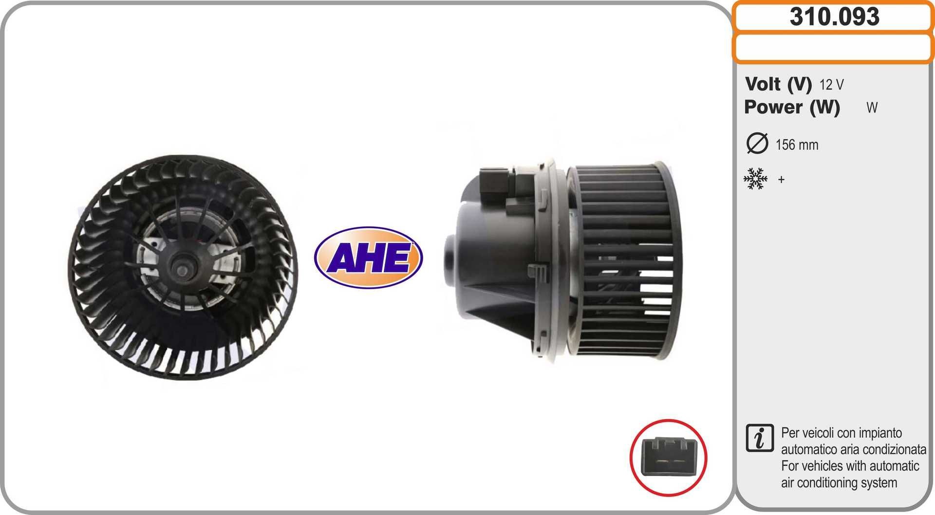 310.093 AHE Heater blower motor buy cheap
