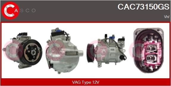 CASCO CAC73150GS Air conditioning compressor 2H682-0803