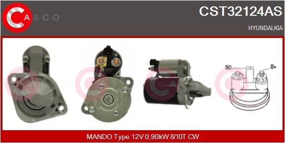 CASCO CST32124AS Starter motor 36100-2B020