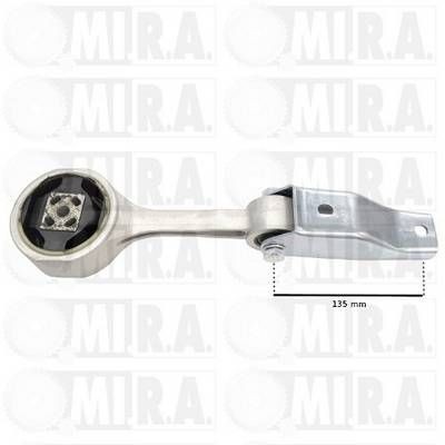 MI.R.A. 25/2315 Engine mount Lower, Front Axle, 314 mm