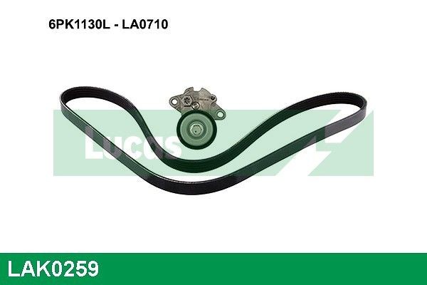 LUCAS LAK0259 Poly v-belt kit Audi Q2 40 TFSI quattro 190 hp Petrol 2022 price