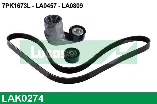 LUCAS LAK0274 V-Ribbed Belt Set 11 72 098 86R