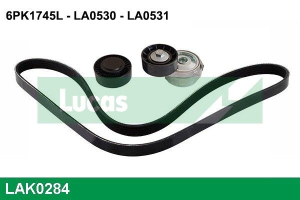 LAK0284 LUCAS Alternator belt LAND ROVER