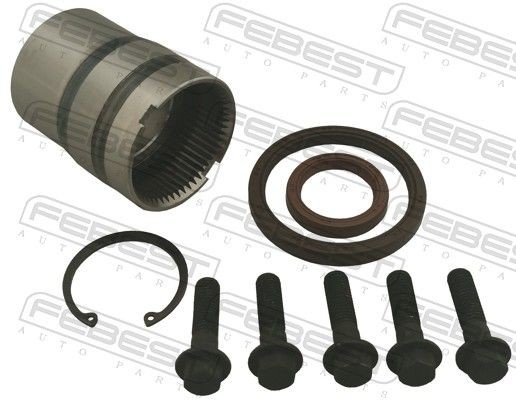 FEBEST Front Axle Right, 76mm Length: 76mm Driveshaft 2712-XC90B5-KIT buy