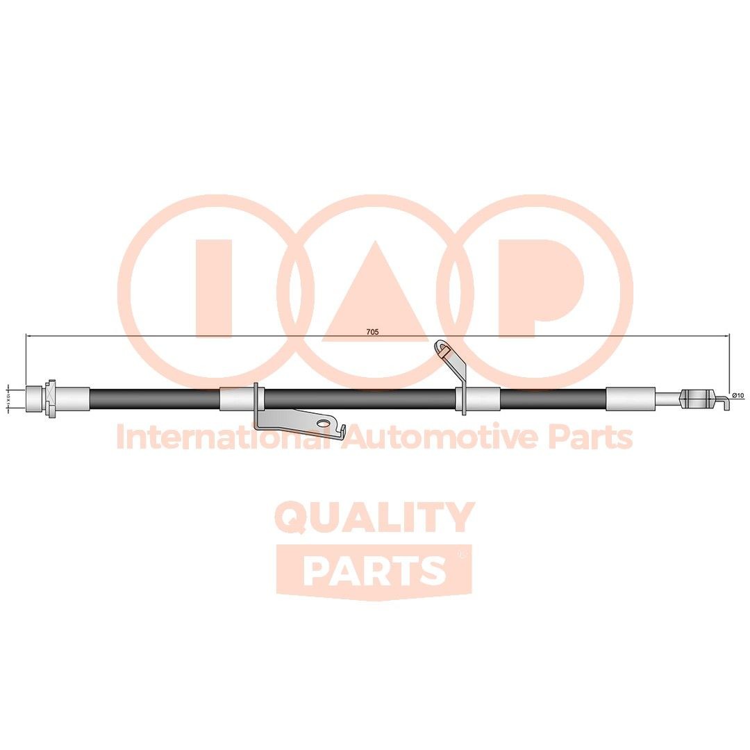 Great value for money - IAP QUALITY PARTS Brake hose 708-17183