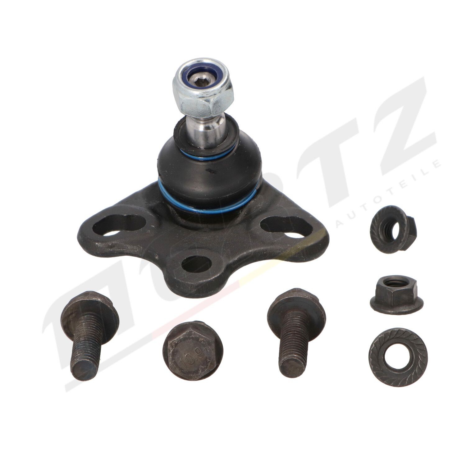 MERTZ M-S0056 Ball Joint Front Axle Left, Front Axle Right, with bolts/screws, with nut