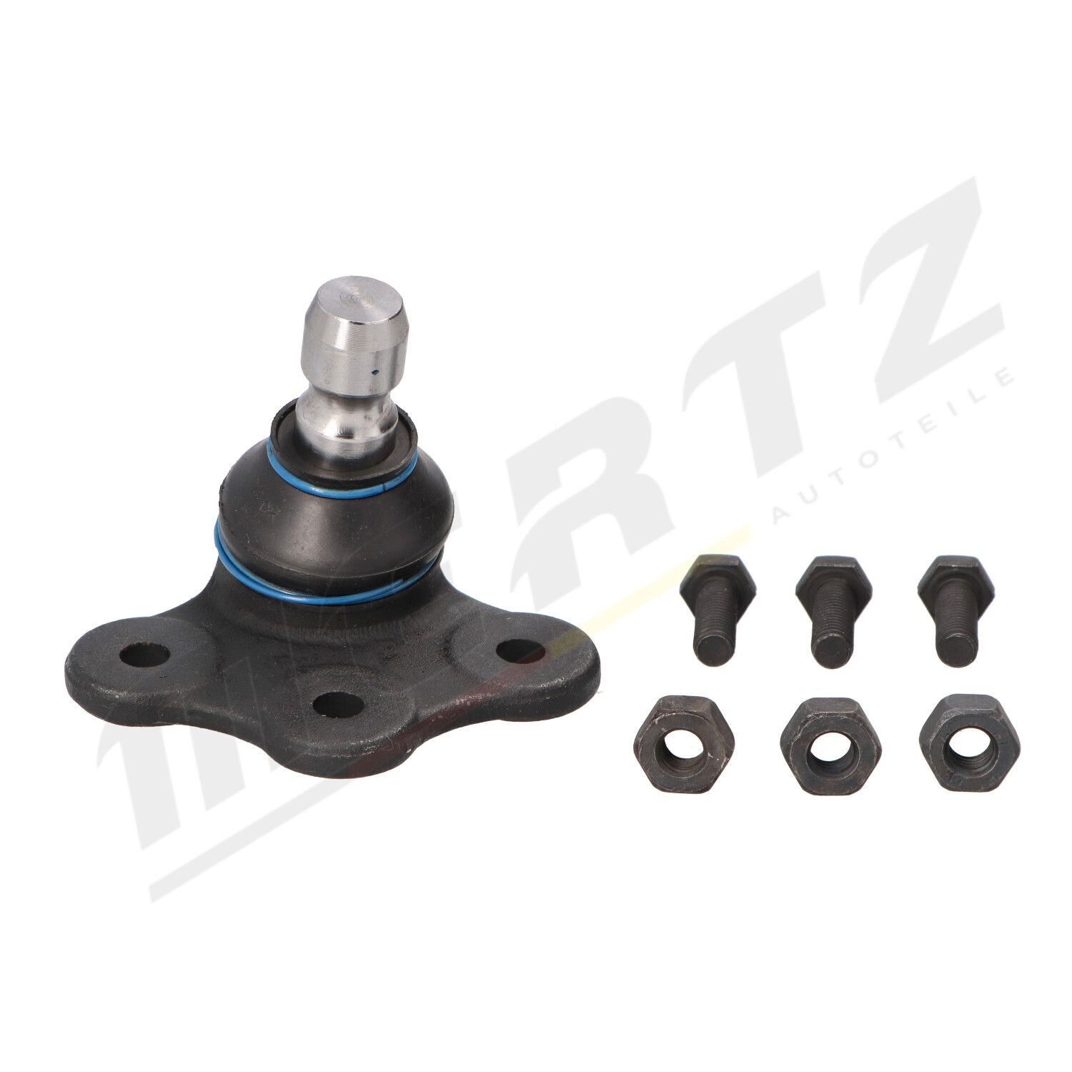 Suspension ball joint MERTZ Front Axle Left, Front Axle Right, with nut, with bolts/screws, 18mm - M-S0225