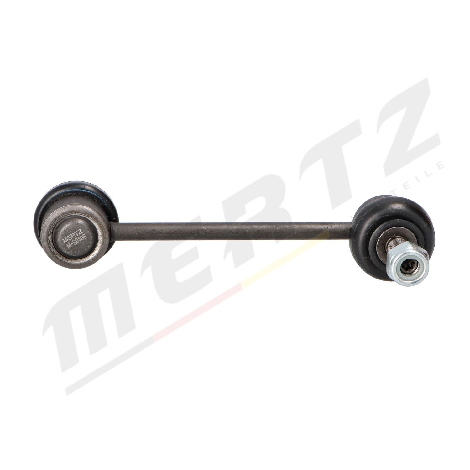 Drop link MERTZ Rear Axle Left, Rear Axle Right, 141mm, M10x1,5 , with nut, Steel - M-S0406