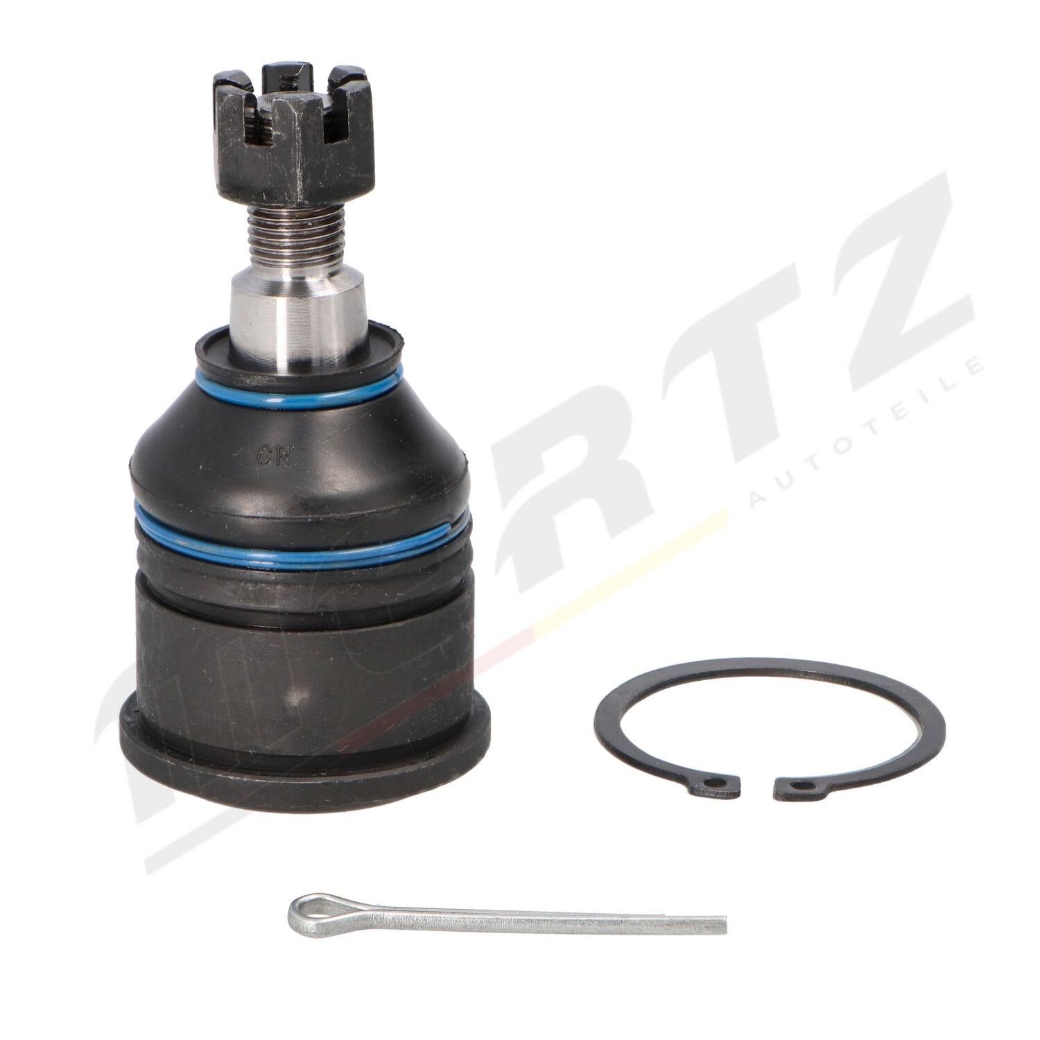 MERTZ Front Axle Left, Front Axle Right, with retaining ring, with crown nut, M12x1,25mm Suspension ball joint M-S0535 buy