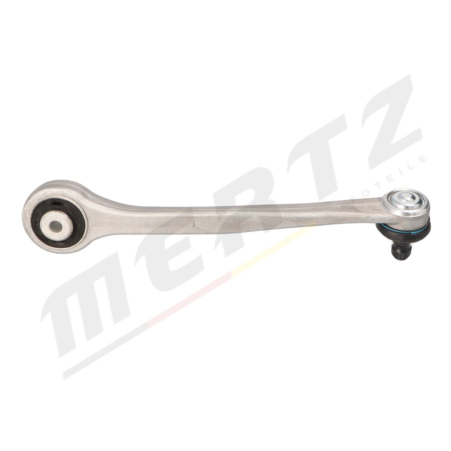 Wishbone MERTZ with bearing(s), Front Axle Left, Upper, Front, Control Arm, Aluminium - M-S0668