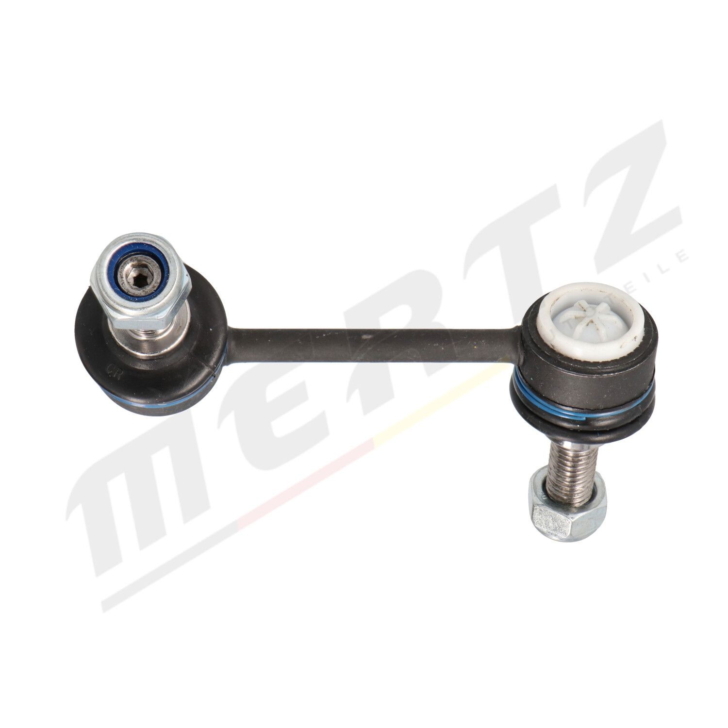 MERTZ M-S0774 Anti-roll bar link Rear Axle Right, 116mm, M12x1,75 , with nut, Steel