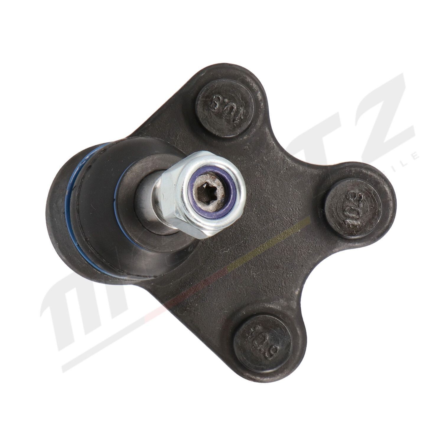 MERTZ M-S0871 Ball Joint Front Axle Left, with nut, with bolts/screws, 18,2mm, M12x1,5, M10x1,5mm