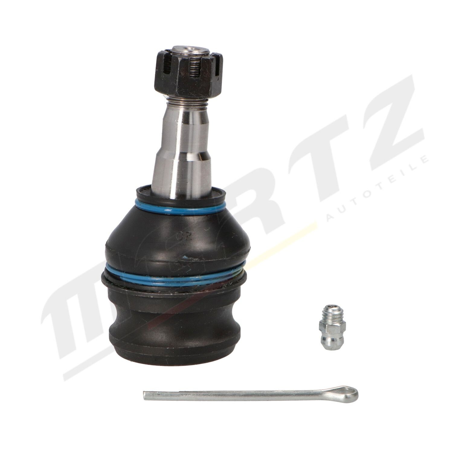 Ball joint MERTZ Front Axle Left, Front Axle Right, with nut, 15,5mm, M12x1,25mm - M-S1006