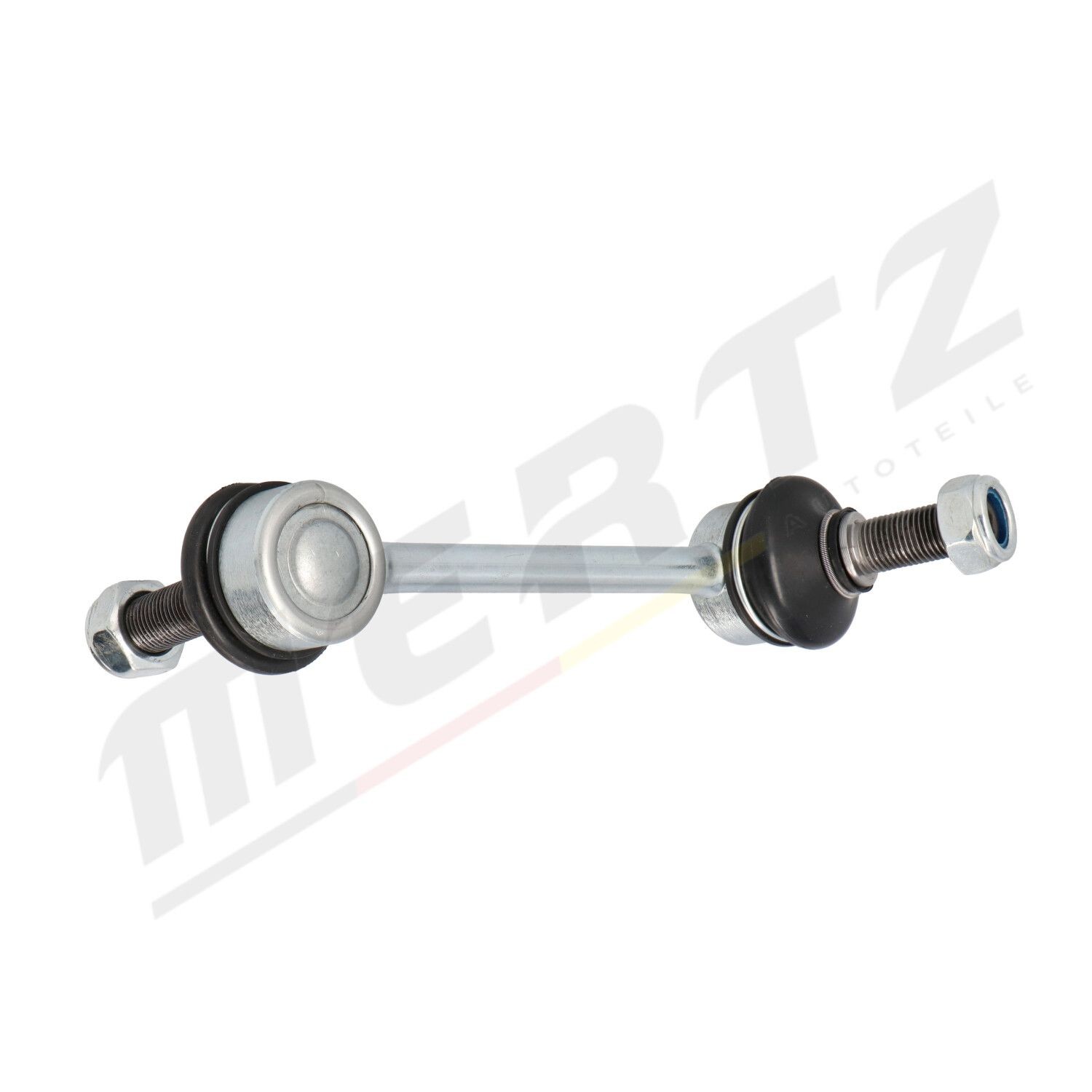 M-S1764 Anti-roll bar linkage M-S1764 MERTZ Front Axle Left, Front Axle Right, 129mm, M12x1,25 , with nut, Steel