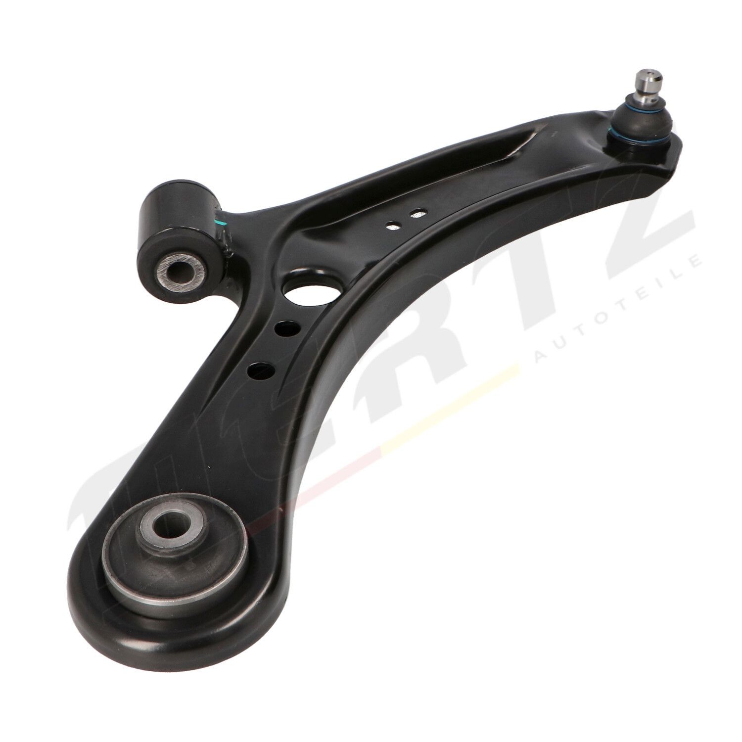 Track control arm MERTZ with bearing(s), Front Axle Right, Control Arm, Sheet Steel - M-S2081