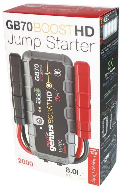 GB70 NOCO GB70 Boost HD Car jump starter with LED display, Max. Charging  Current: 2000A ▷ AUTODOC price and review