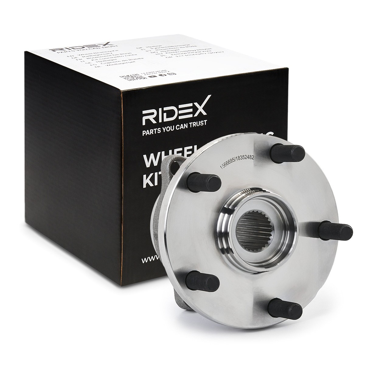 Original 654W1365 RIDEX Wheel hub bearing kit SUBARU